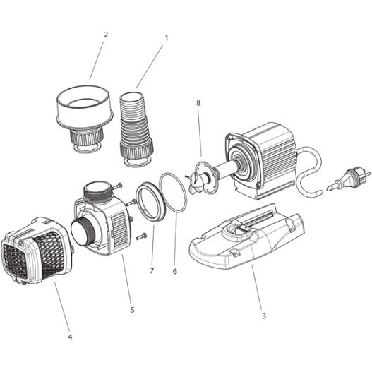 Schema AquaMax Gravity Eco 10000 Oase