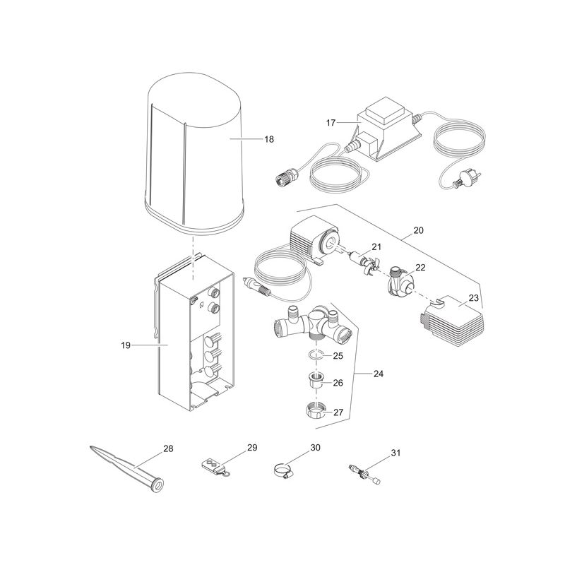 Schema 2 Water Jet Lightning Oase