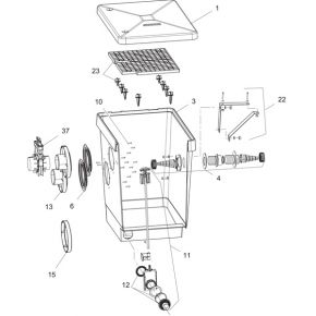 Schema ProfiClear M 1 Chambre de pompes Oase