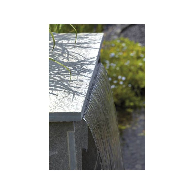 Exemple 2 Lame d'eau en acier inox Waterfall 90 cm OASE