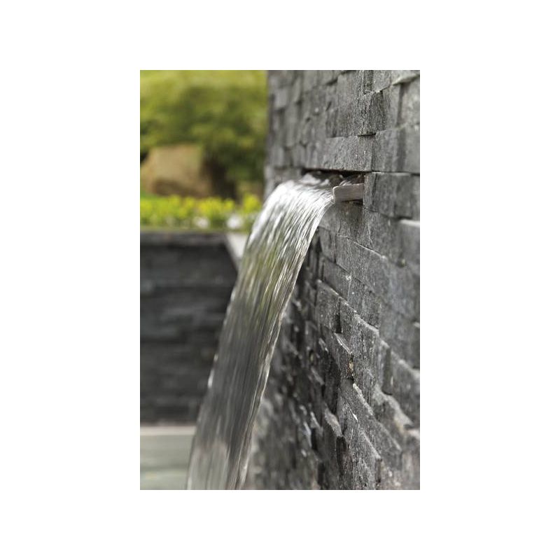 Exemple 1 Lame d'eau en acier inox Waterfall 90 cm OASE
