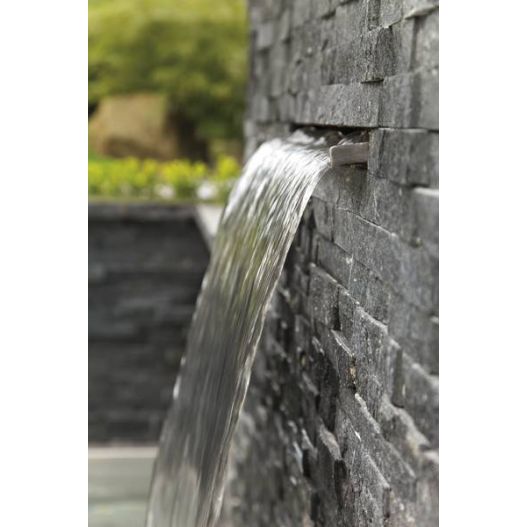 Exemple 1 Lame d'eau en acier inox Waterfall 90 cm OASE