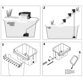 Schema Filtre à Lame d'eau Superfish WaterFall Filter