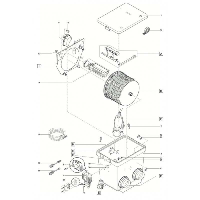 Schema 1 ProfiClear Premium DF-L Pump-Fed EGC