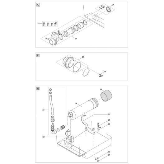 Pièces détachées : ProfiClear Premium Compact-M gravity EGC