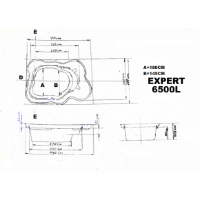 Bassin de jardin Préformé Expert 6500L schema