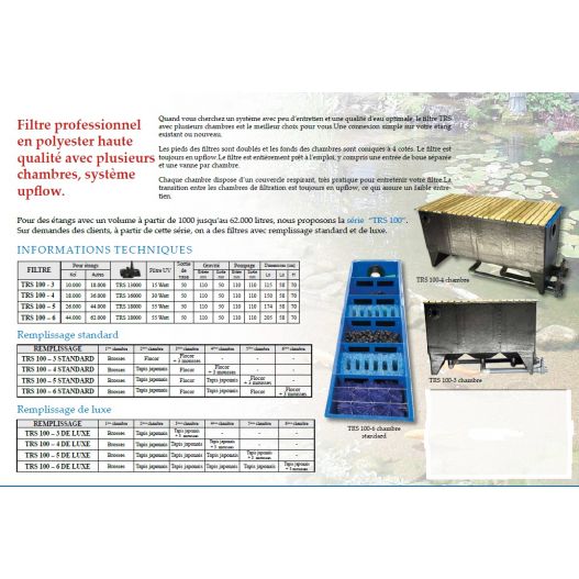 Fiche Technique Filtre bassin 18000 Trs