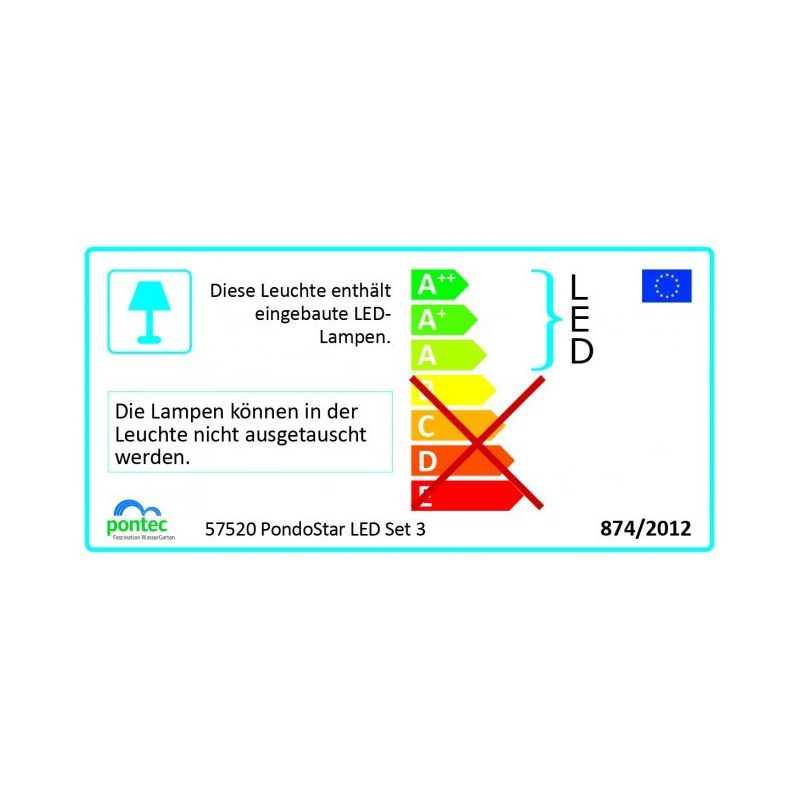 Classe Energie Eclairage Led couleur Pontec