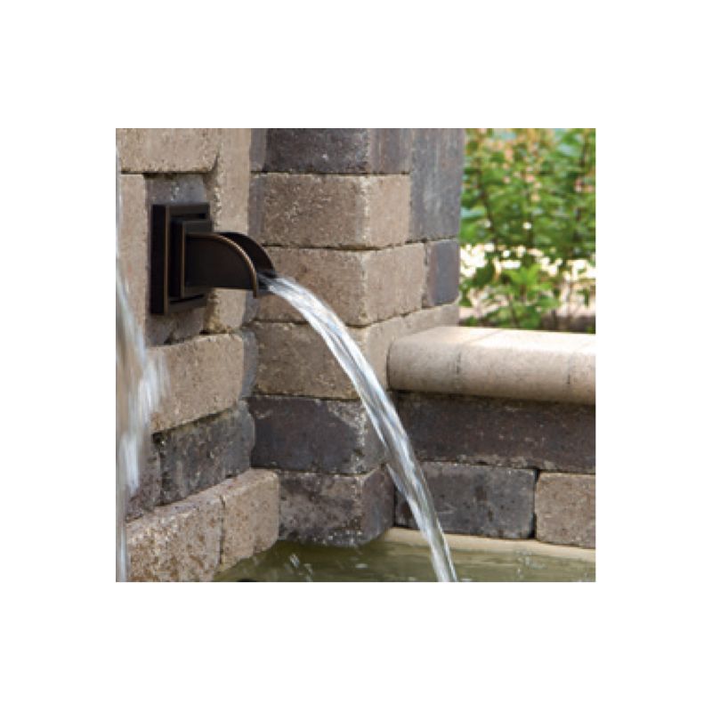 Photo Déversoir fontaine Ellipse cuivre