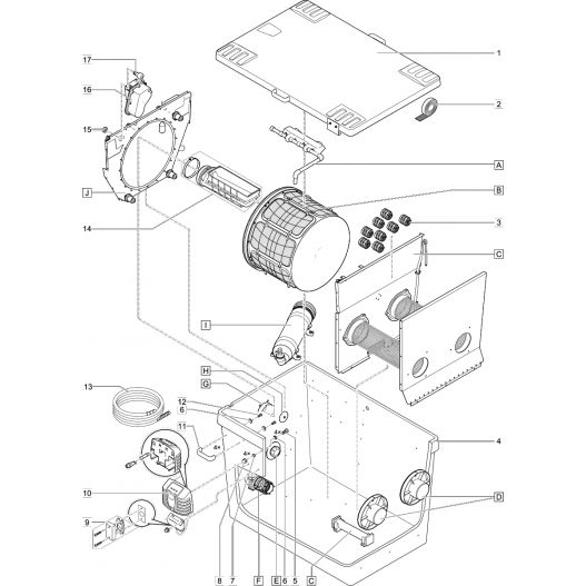 Schema 1 Proficlear premium compact L EGC pompage OASE