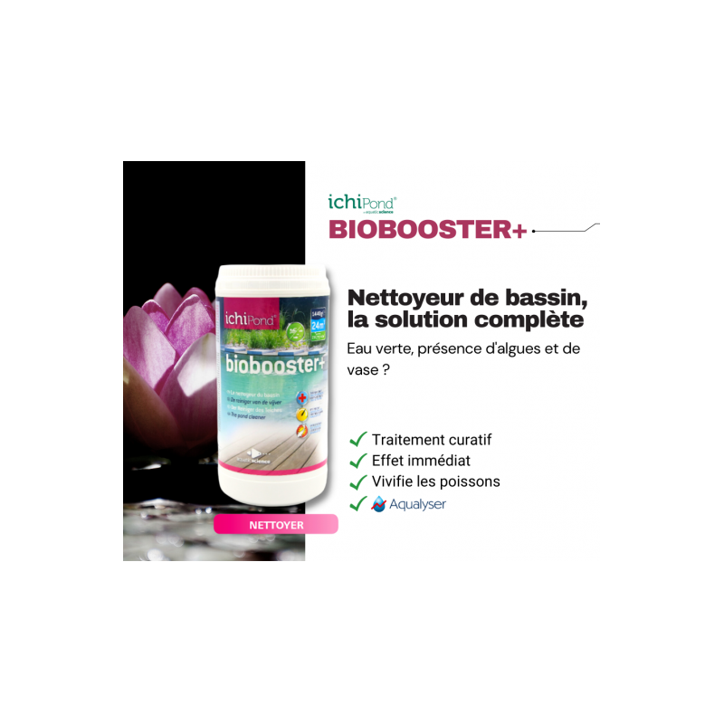 Affiche 2 Biobooster+ 500000 (500m³) Aquatic science