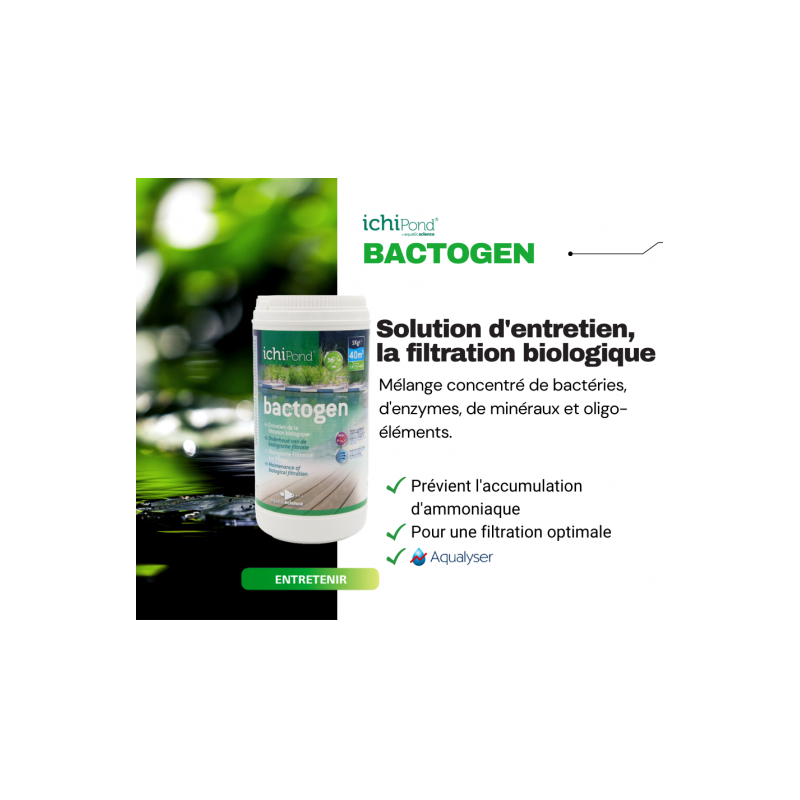 Affiche 2 Bactogen 12000 (12m³) Aquatic Science