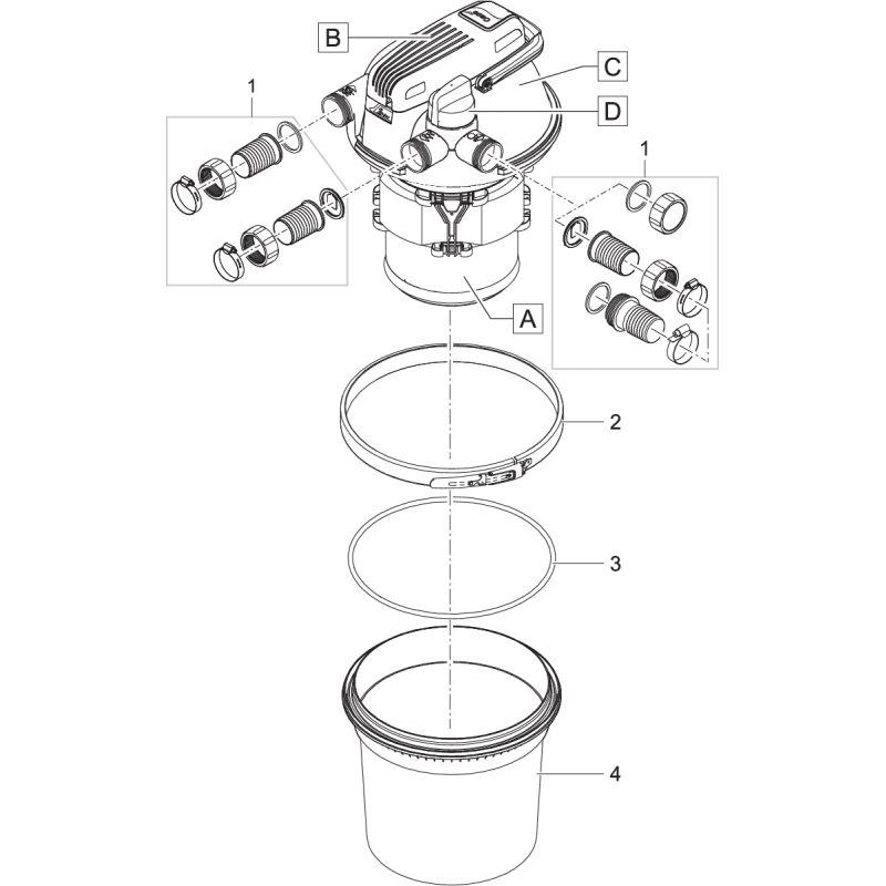 Schema 1 FiltoClear 13000 Oase