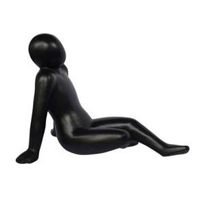 Deco femme assise noir
