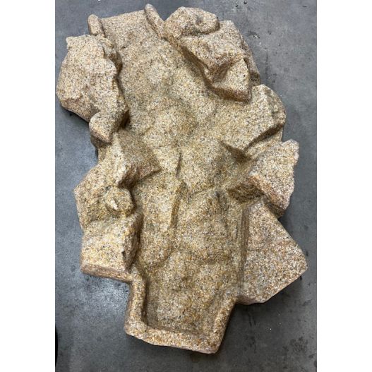 Photo 1 Elément cascade pour bassin granit courbe gauche