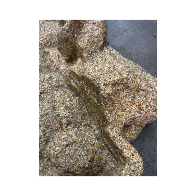 Photo 2 Elément de cascade pour bassin granit courbe droite