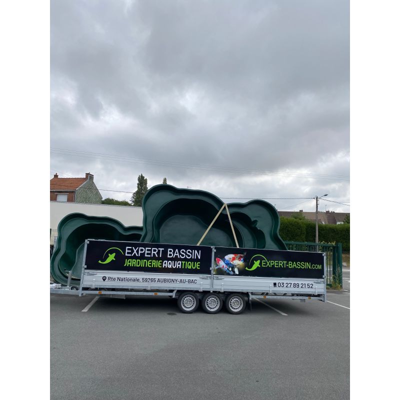 Livraison Bassin de jardin Préformé Expert 6500L