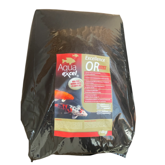 Nourriture poisson Eco Recharge Carpe Koi Excellence OR Boost 14 kg Aqua Excel