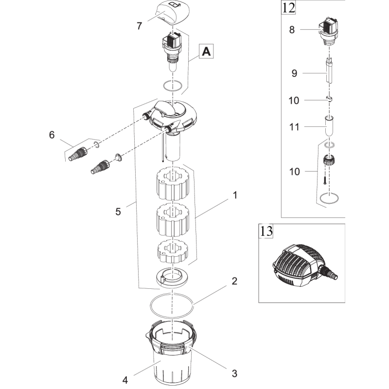 Schema BioPress Set 4000 Oase