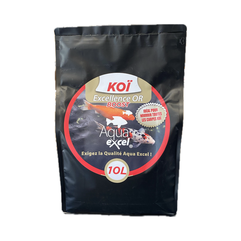 Nourriture Carpe Koi Excellence OR Boost  10L Aqua Excel