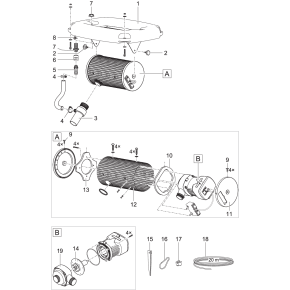 Pièces détachées : AquaAir 250 Oase