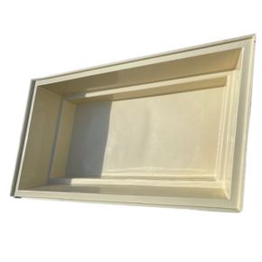 Mini Piscine Rectangulaire 340 x 215 x 90 cm 4500L beige