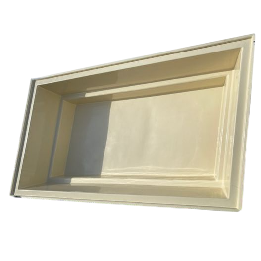 Mini Piscine Rectangulaire 340 x 215 x 90 cm 4500L beige
