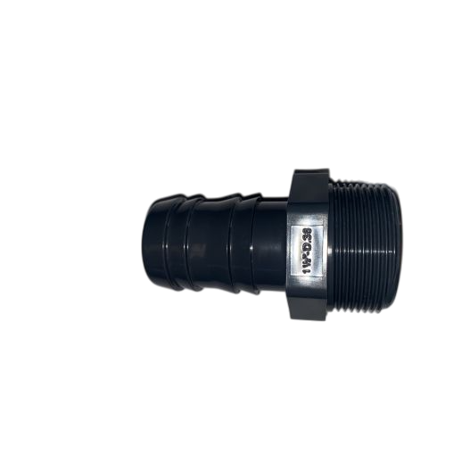 Manchon PVC cannelé a visser D40 filetage 1 pouce et demi