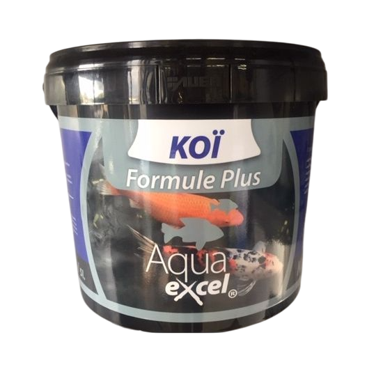 Nourriture Carpe Koi Formule plus 10L Aqua Excel - Expert Bassin