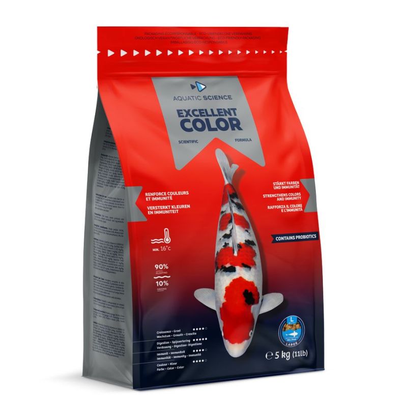 Nourriture poisson Excellent Color L 5KG aquatic science