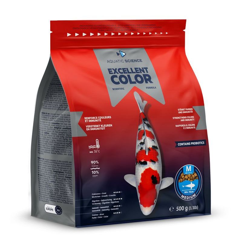 Nourriture poisson Excellent Color m 0.5KG aquatic science