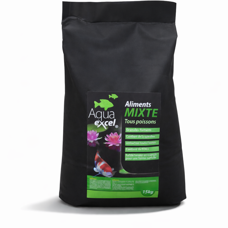 Nourriture poisson Eco Recharge Mixte - Expert Bassin