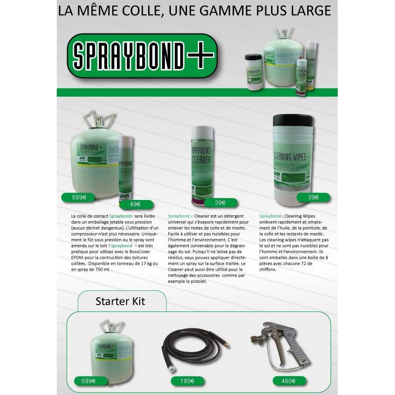 Affiche Spraybond+  colle tous supports