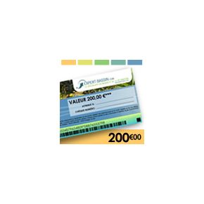 Photo Chèque cadeau 200 Euros