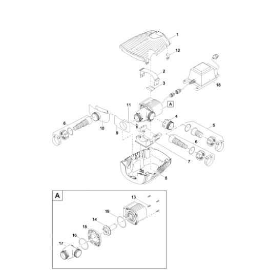 Schema AquaMax Eco Premium 6000 / 12 V Oase