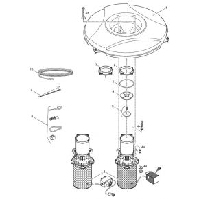 Schema AirFlo 1,5 kW / 230 V Oase