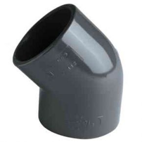 Coude 45° en PVC, Diamètre 50mm