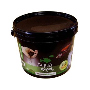 Seau Nourriture poisson Eco Recharge Aqua Excel Mixte 15kg