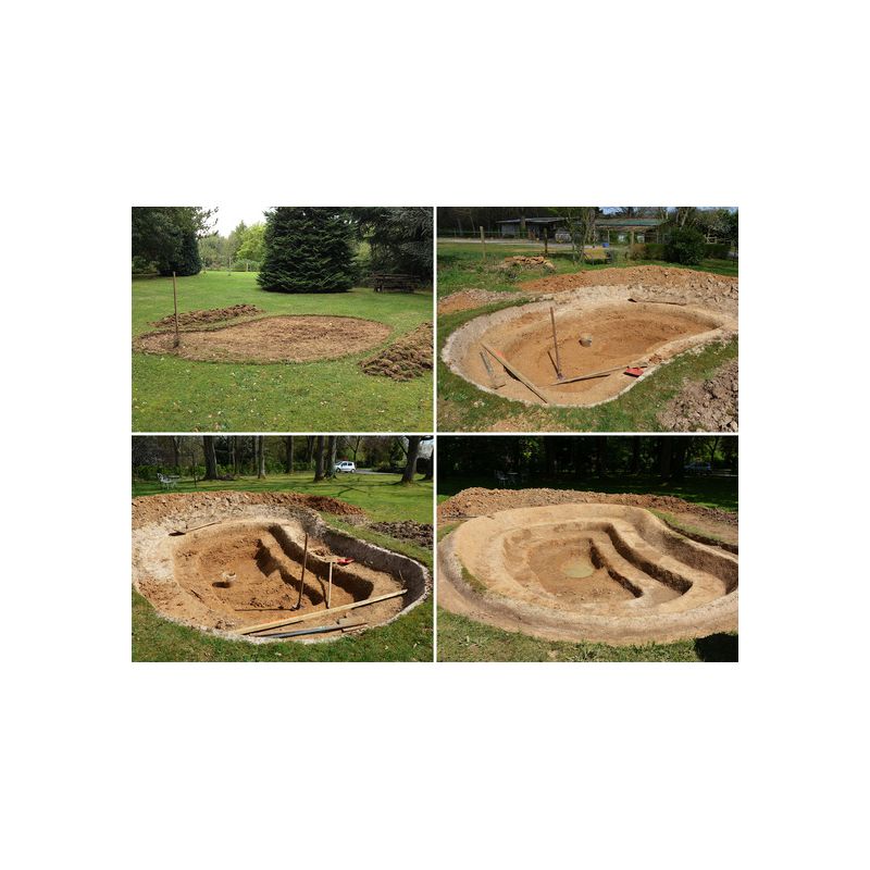 Bâche bassin EPDM 1,20mm + 2 Feutre 400g