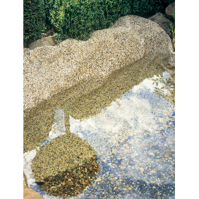 Exemple 1 Bâche Gravillonnée beige 0,6m Oase