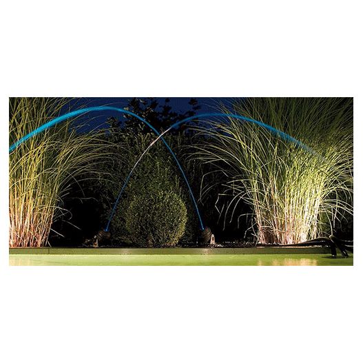 Fontaine 2 Pompe fontaine Water Jet Lightning Oase Deux jets d'eau multicolores