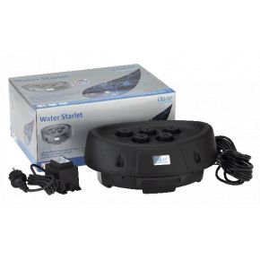 Boite Pompe fontaine Water Starlet Jeu d'eau flottant éclairé par LED