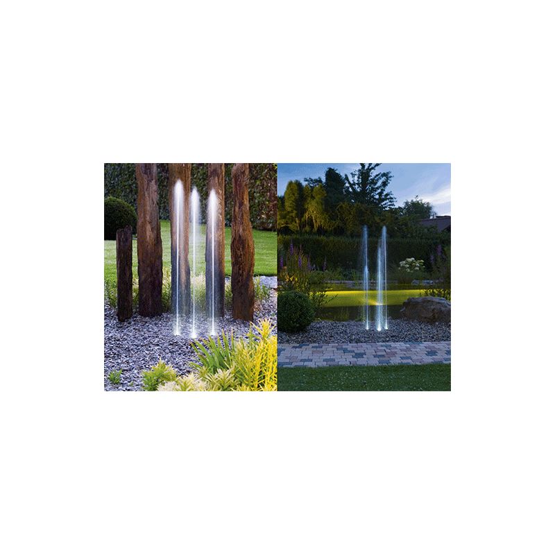 Fontaine 2 Pompe fontaine Water Trio Oase Fontaine 3 jets télécommandée