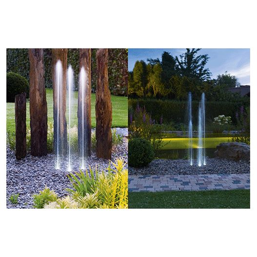 Fontaine 2 Pompe fontaine Water Trio Oase Fontaine 3 jets télécommandée