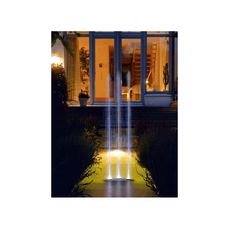 Fontaine 1 Pompe fontaine Water Trio Oase Fontaine 3 jets télécommandée