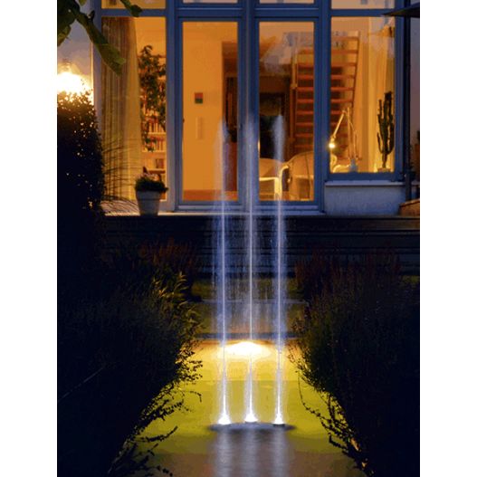 Fontaine 1 Pompe fontaine Water Trio Oase Fontaine 3 jets télécommandée